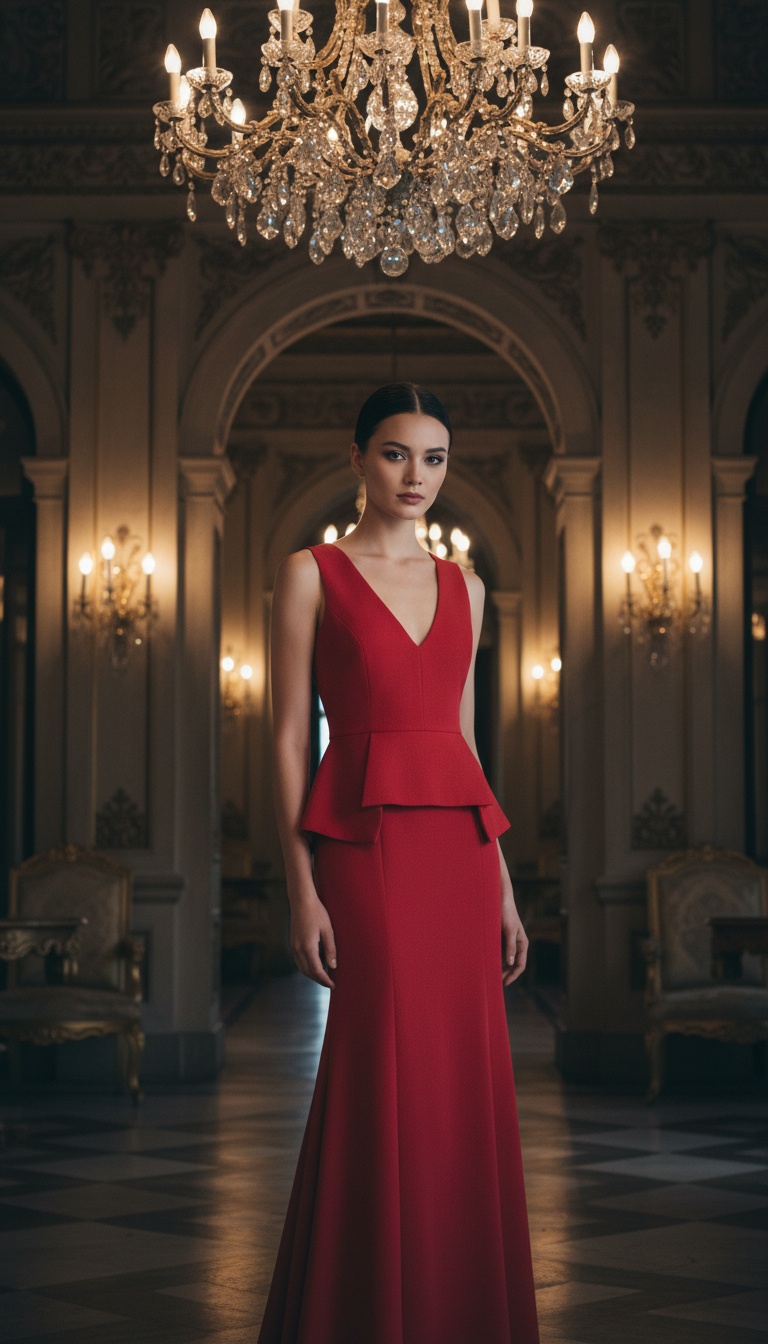 Vestido Largo Rojo